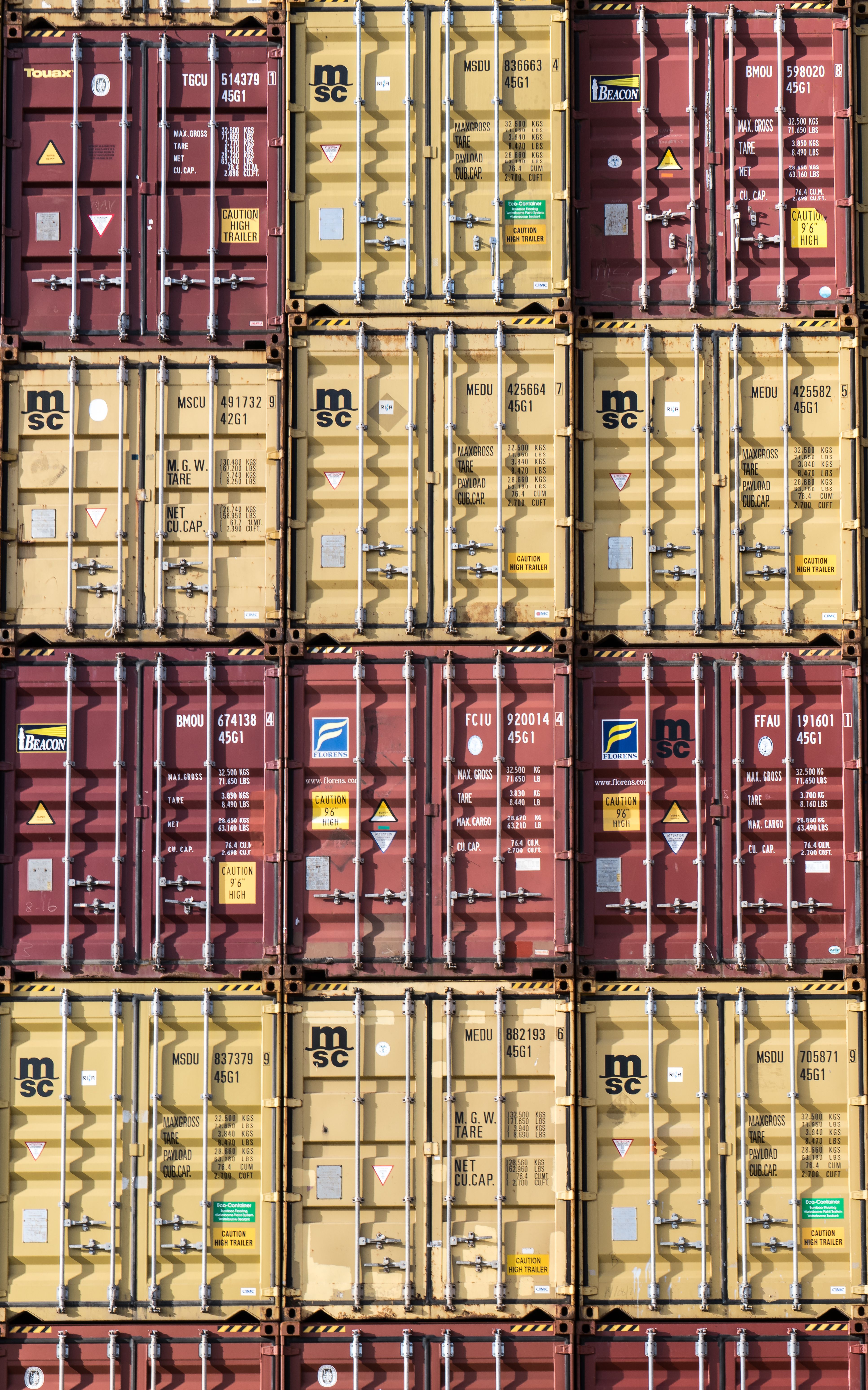 Bill of lading and customs shipping documents